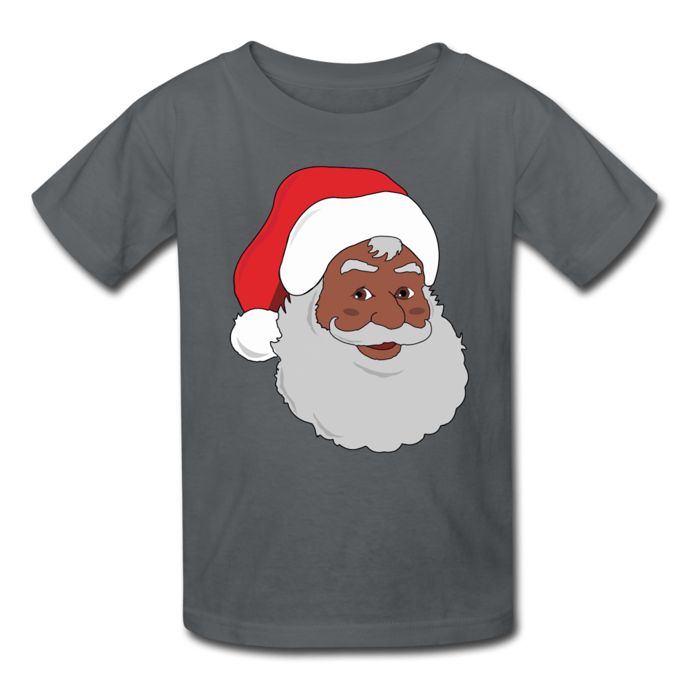 Black Santa Kids' T-Shirt - Chocolate Ancestor