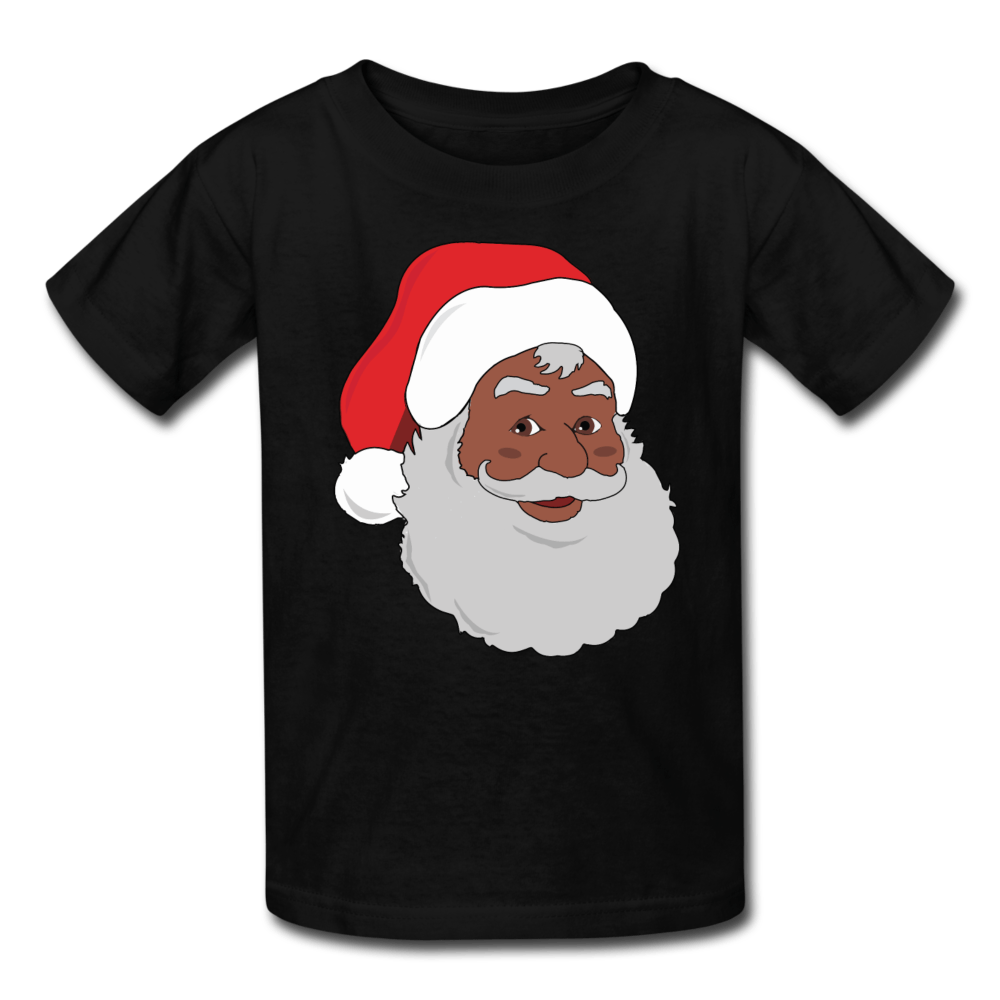 Black Santa Kids' T-Shirt - Chocolate Ancestor