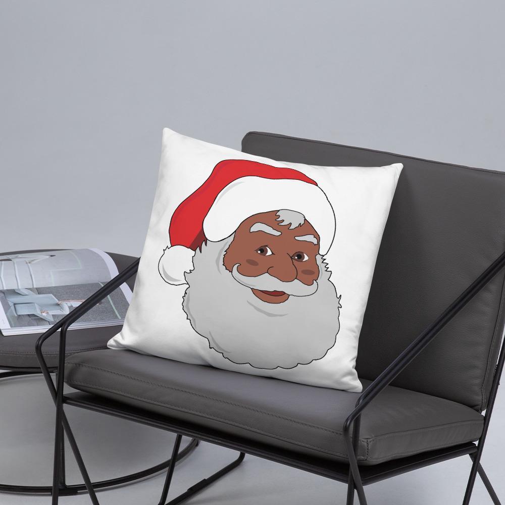 Black Santa Pillow - Chocolate Ancestor