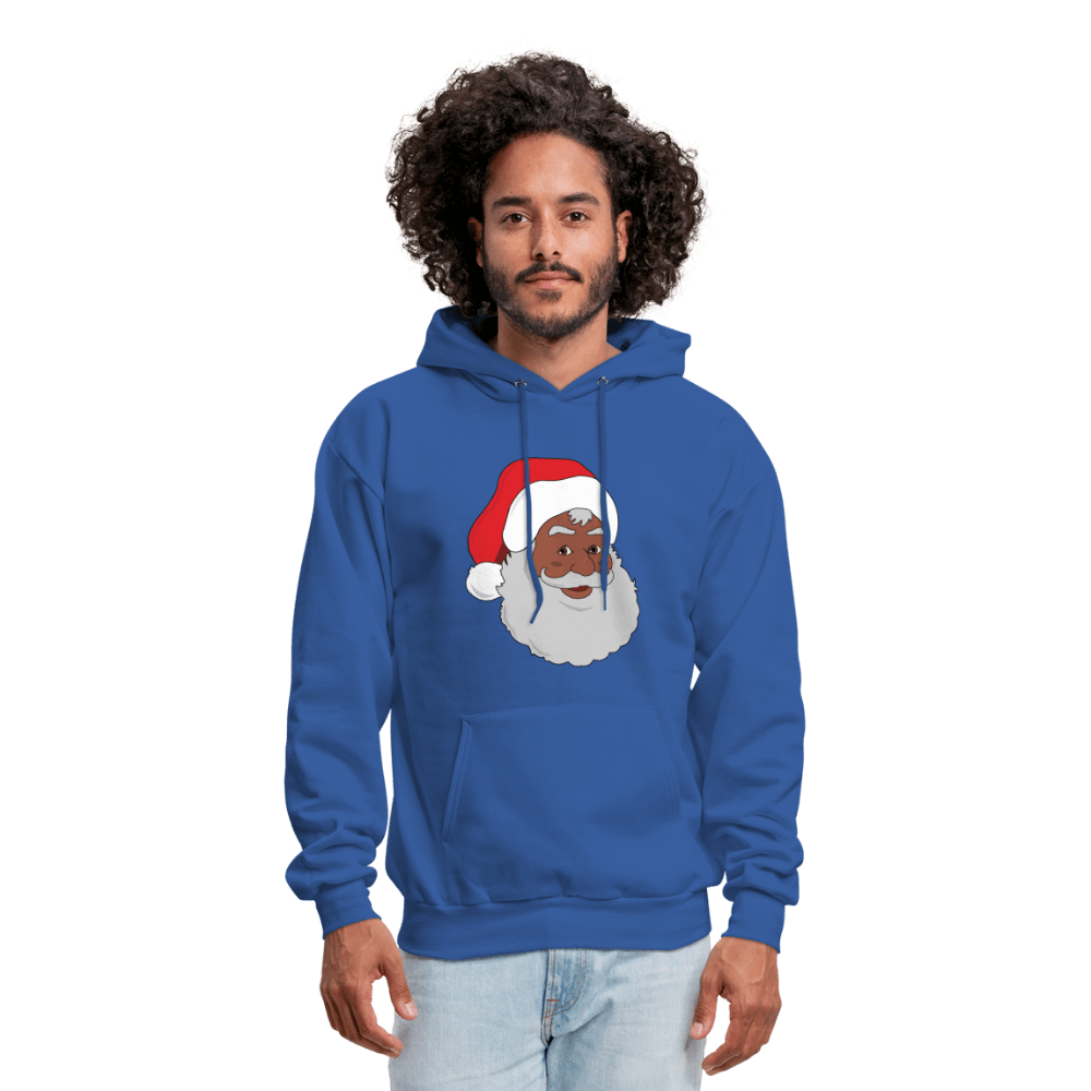 Black Santa Unisex Hoodie (Style 2) - Chocolate Ancestor