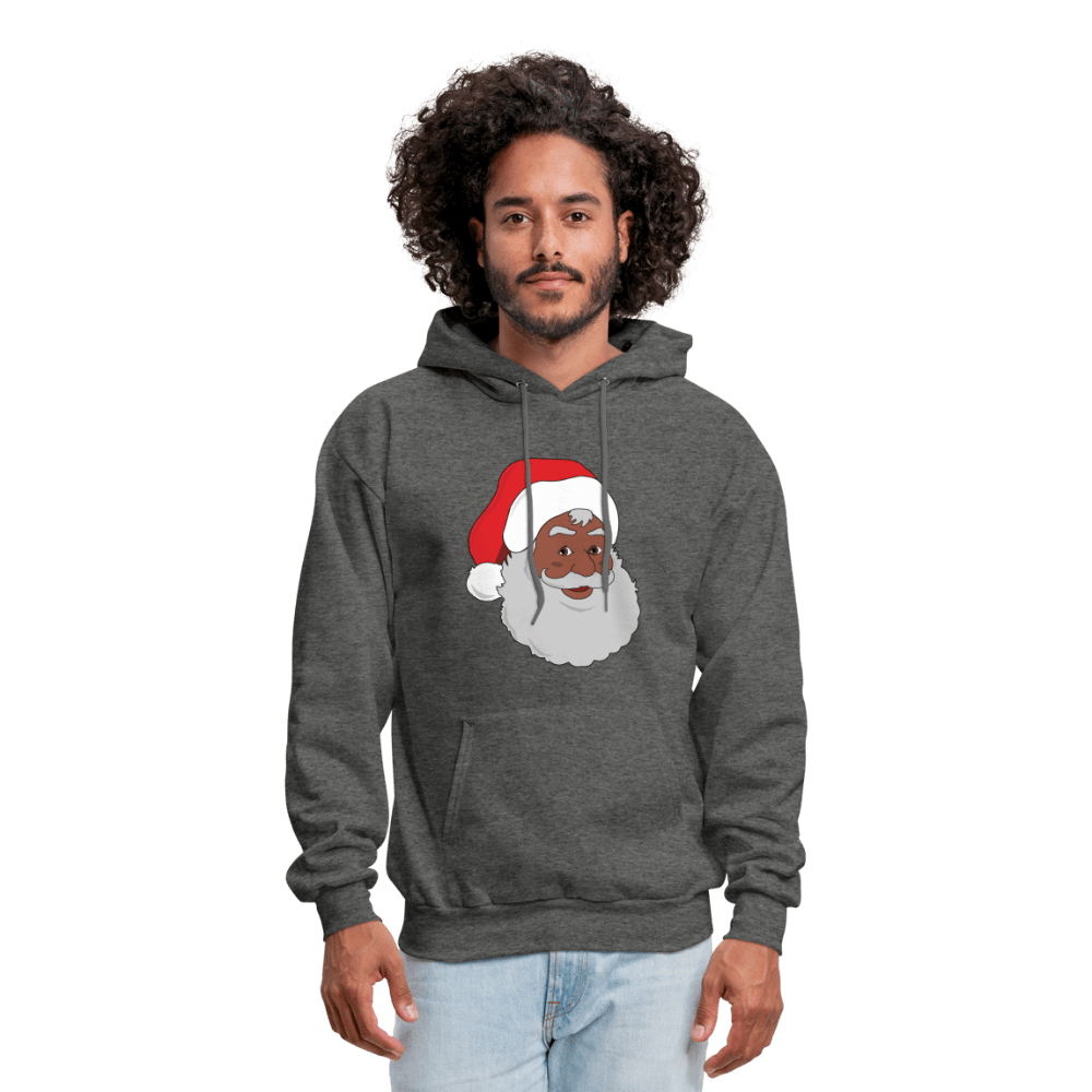 Black Santa Unisex Hoodie (Style 2) - Chocolate Ancestor