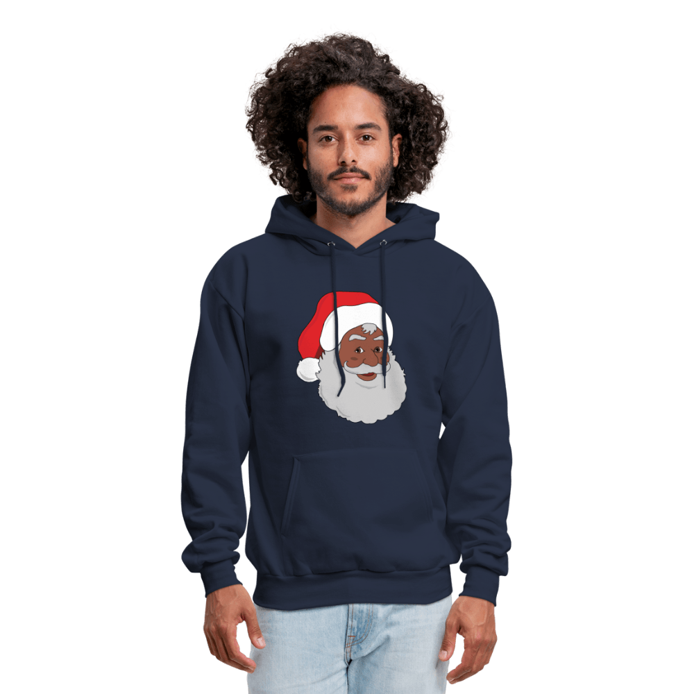 Black Santa Unisex Hoodie (Style 2) - Chocolate Ancestor