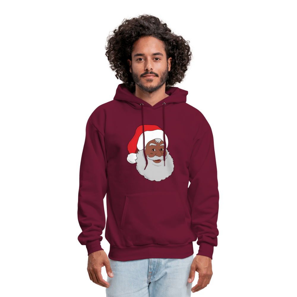 Black Santa Unisex Hoodie (Style 2) - Chocolate Ancestor