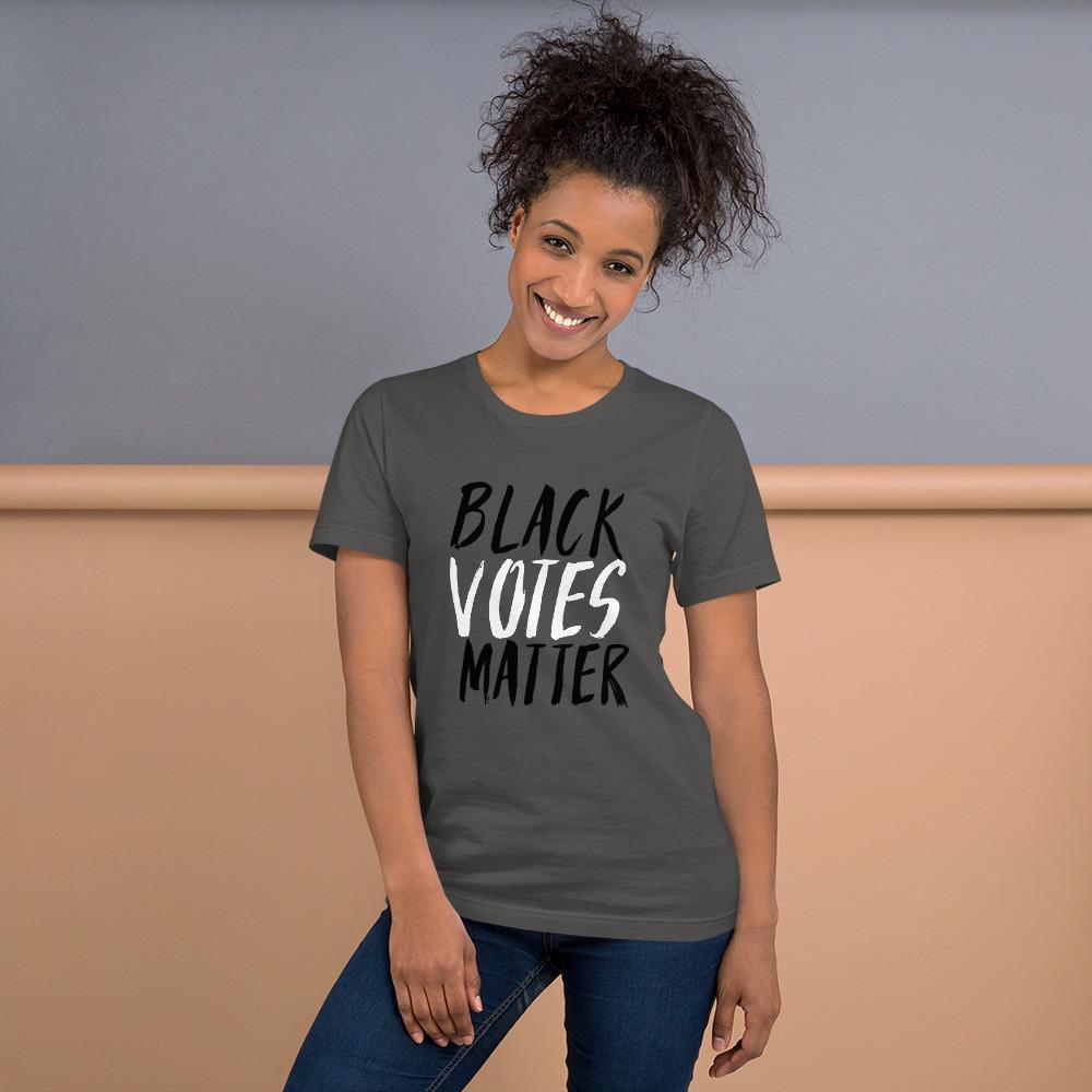 Black Votes Matter Short-Sleeve Unisex T-Shirt - Chocolate Ancestor