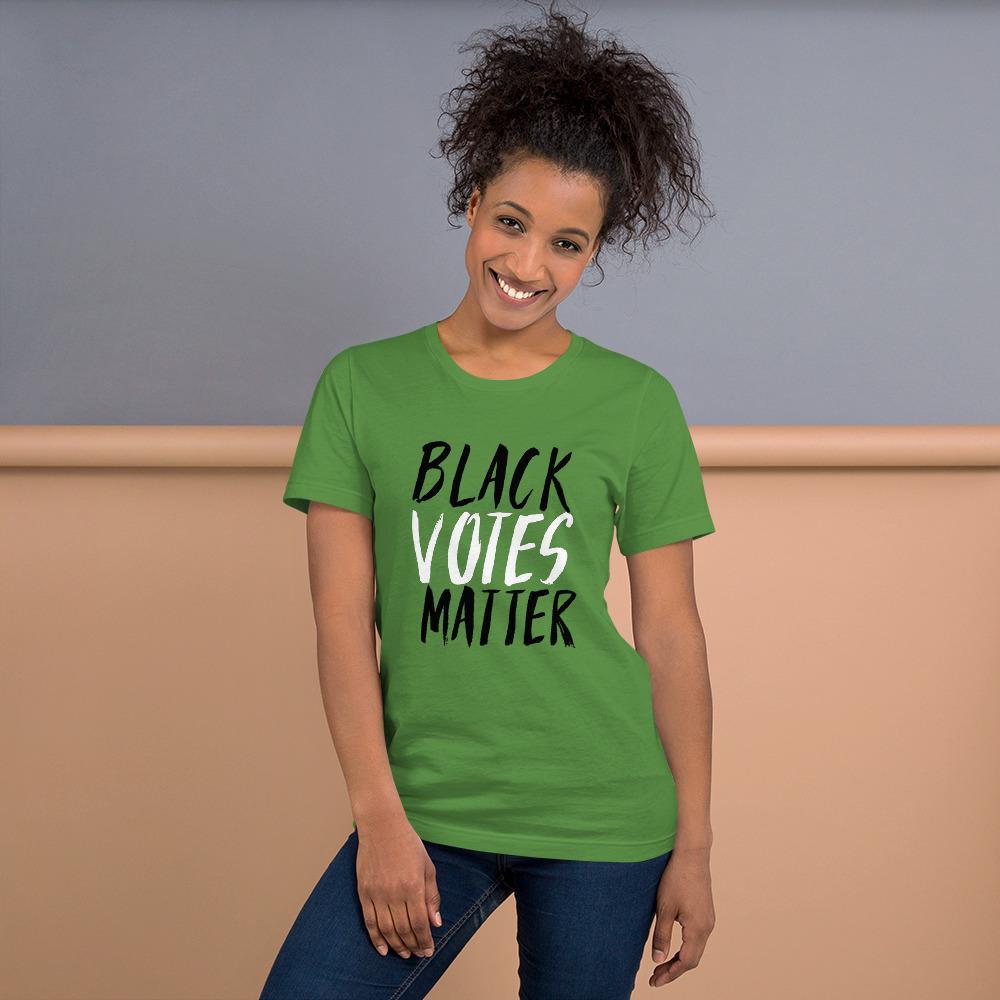 Black Votes Matter Short-Sleeve Unisex T-Shirt - Chocolate Ancestor