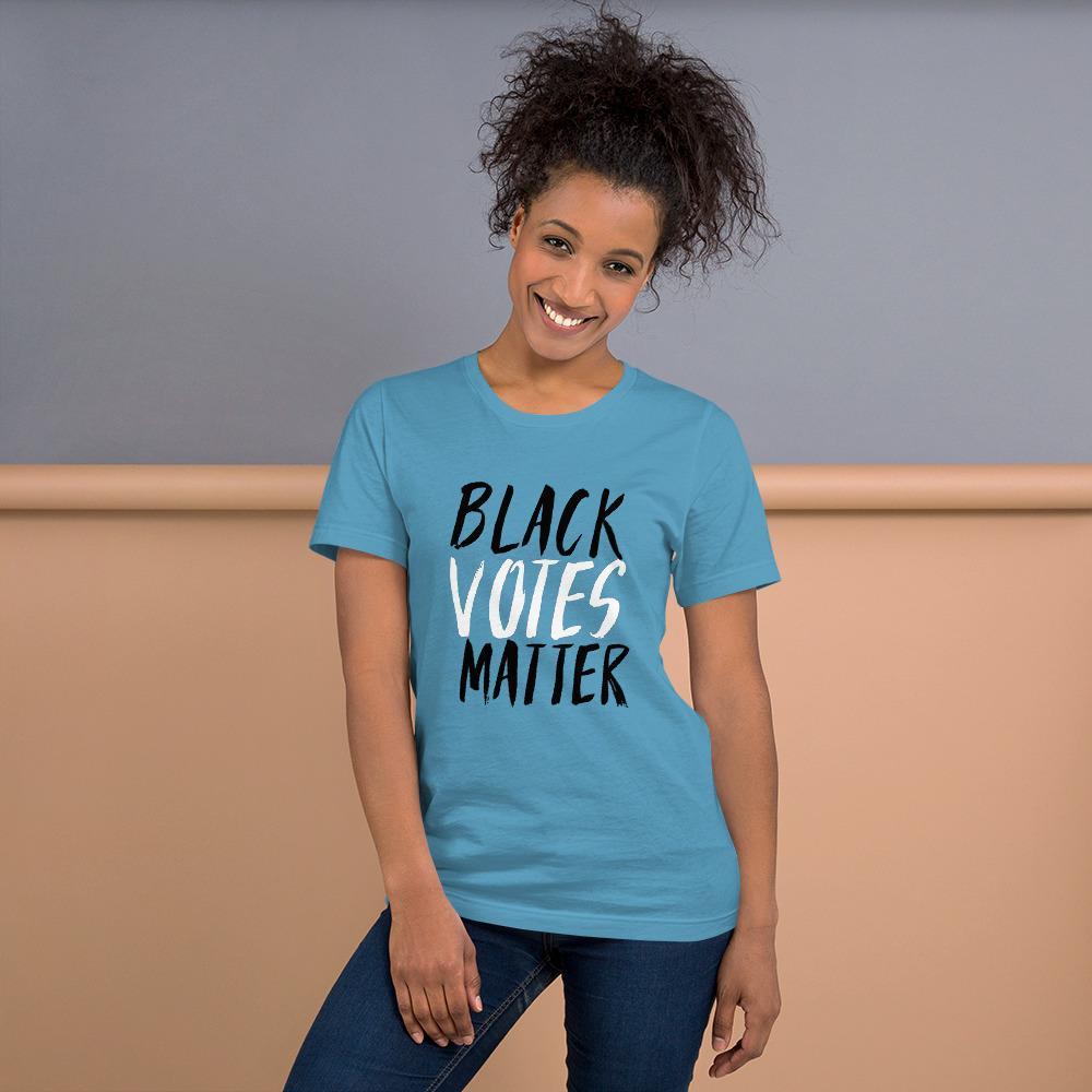 Black Votes Matter Short-Sleeve Unisex T-Shirt - Chocolate Ancestor