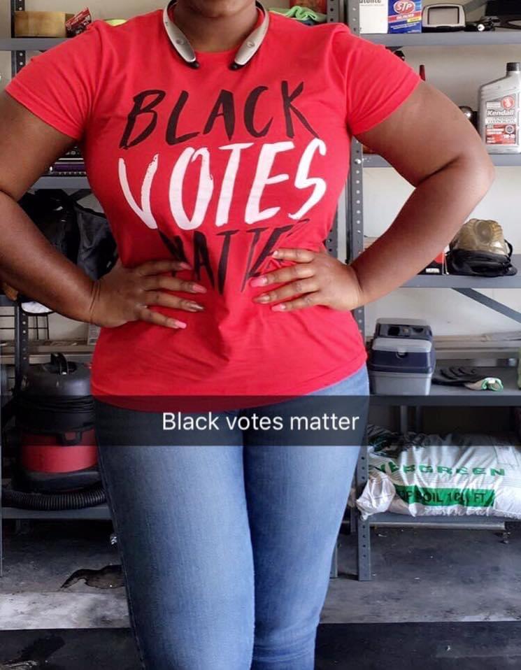 Black Votes Matter Short-Sleeve Unisex T-Shirt - Chocolate Ancestor