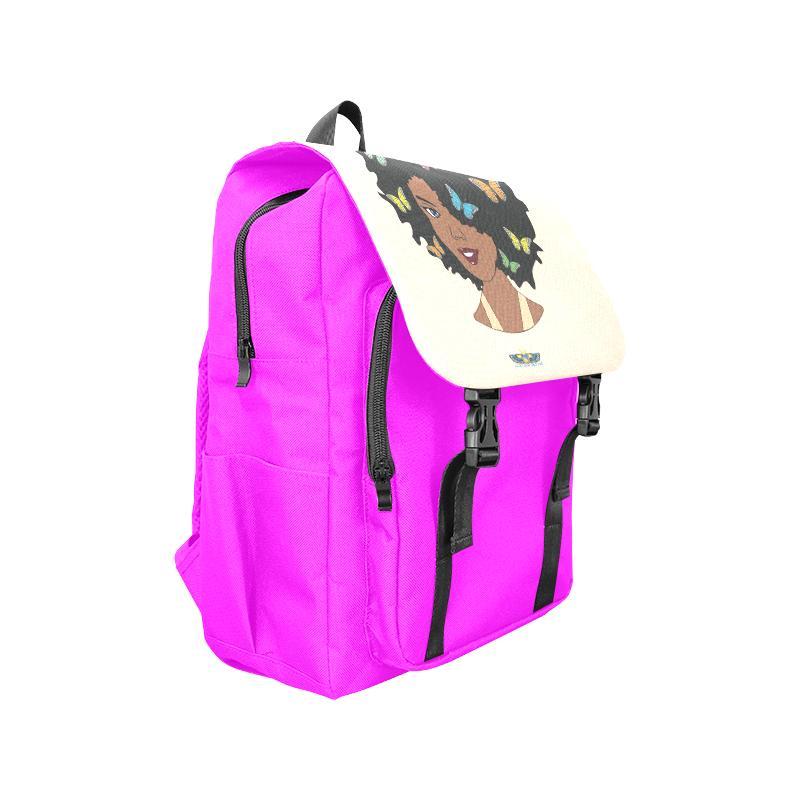 Chocolate Butterfly Diva Shoulders Bookbag - Chocolate Ancestor