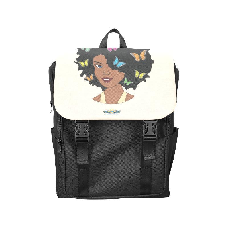 Chocolate Butterfly Diva Shoulders Bookbag - Chocolate Ancestor