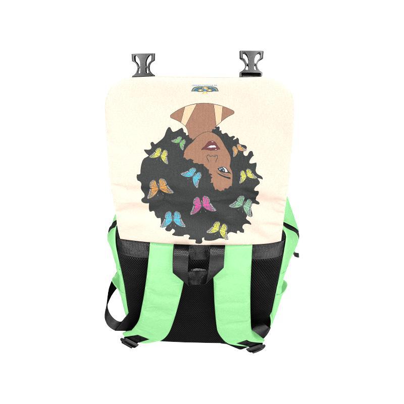 Chocolate Butterfly Diva Shoulders Bookbag - Chocolate Ancestor