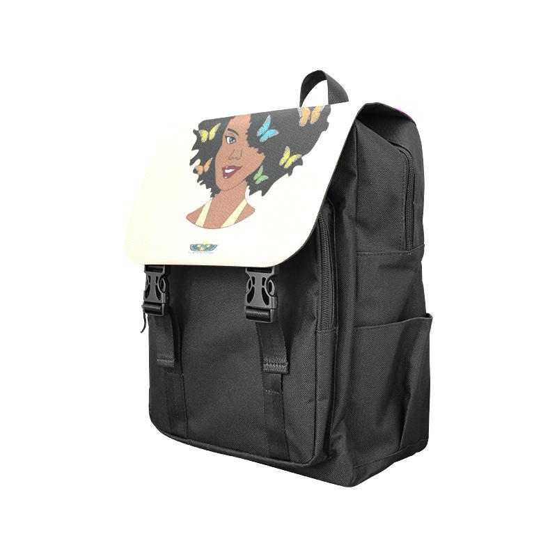 Chocolate Butterfly Diva Shoulders Bookbag - Chocolate Ancestor