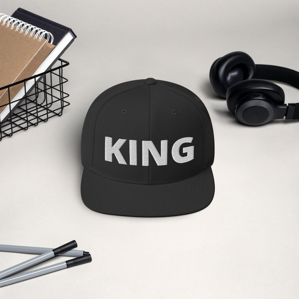 King (Bold) Snapback Hat