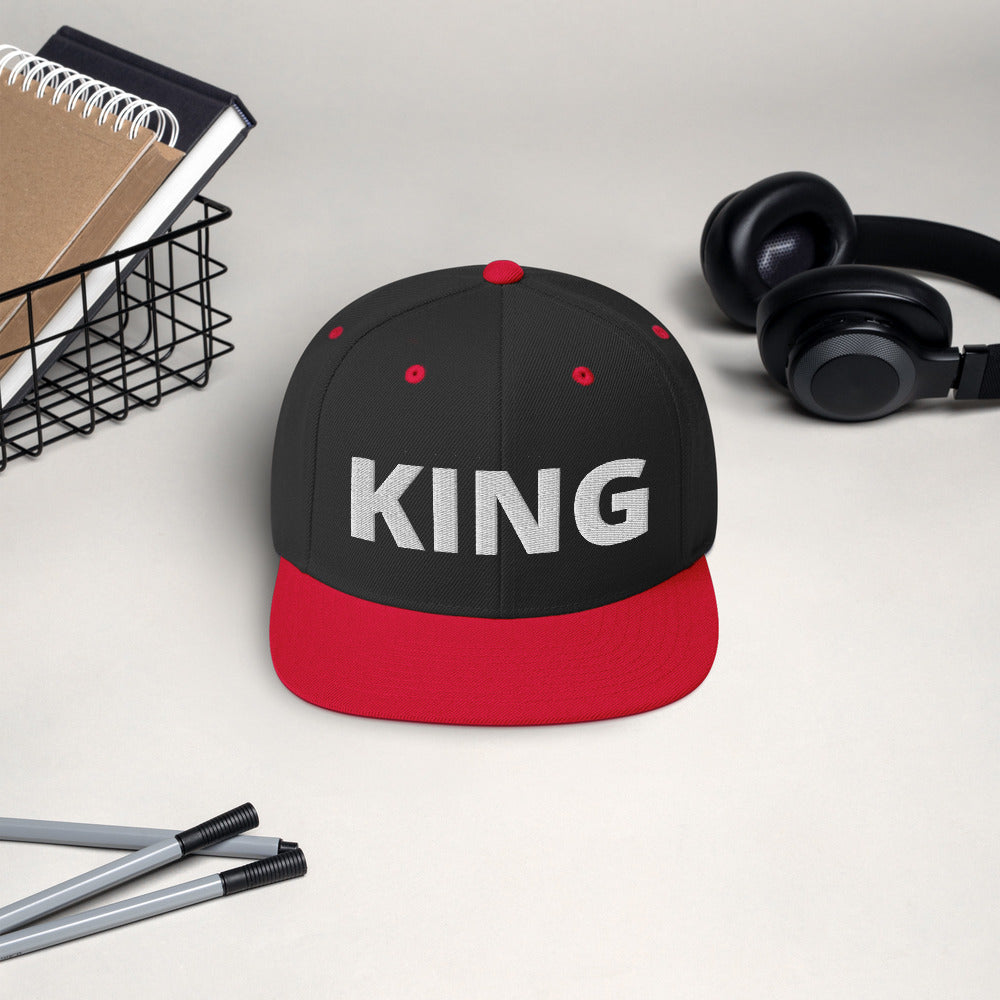 King (Bold) Snapback Hat