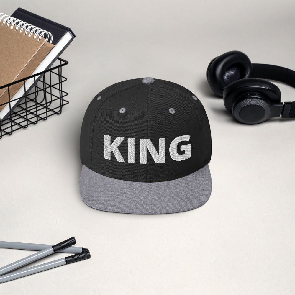 King (Bold) Snapback Hat