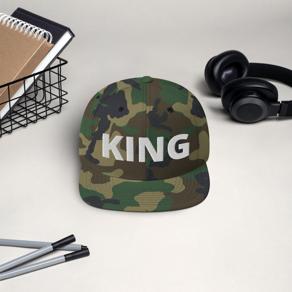 King (Bold) Snapback Hat