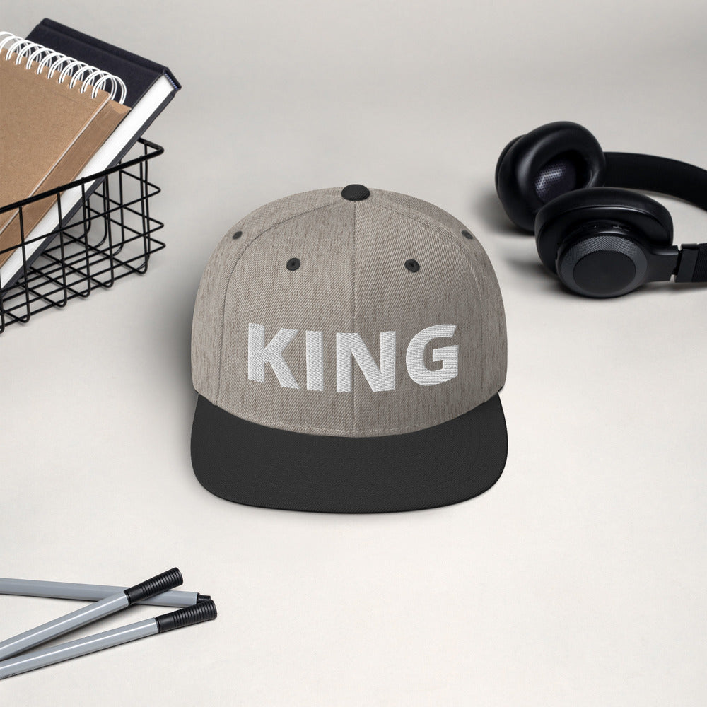 King (Bold) Snapback Hat