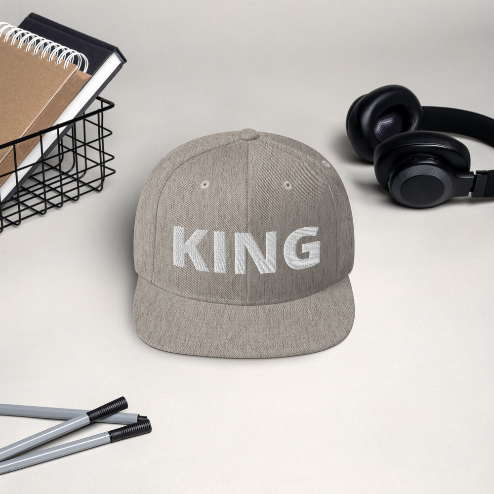 King (Bold) Snapback Hat