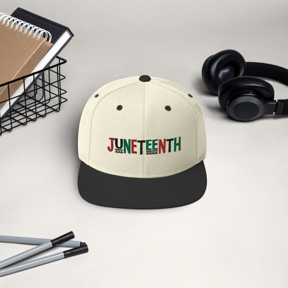 Juneteenth Pan African RBG Snapback Hat