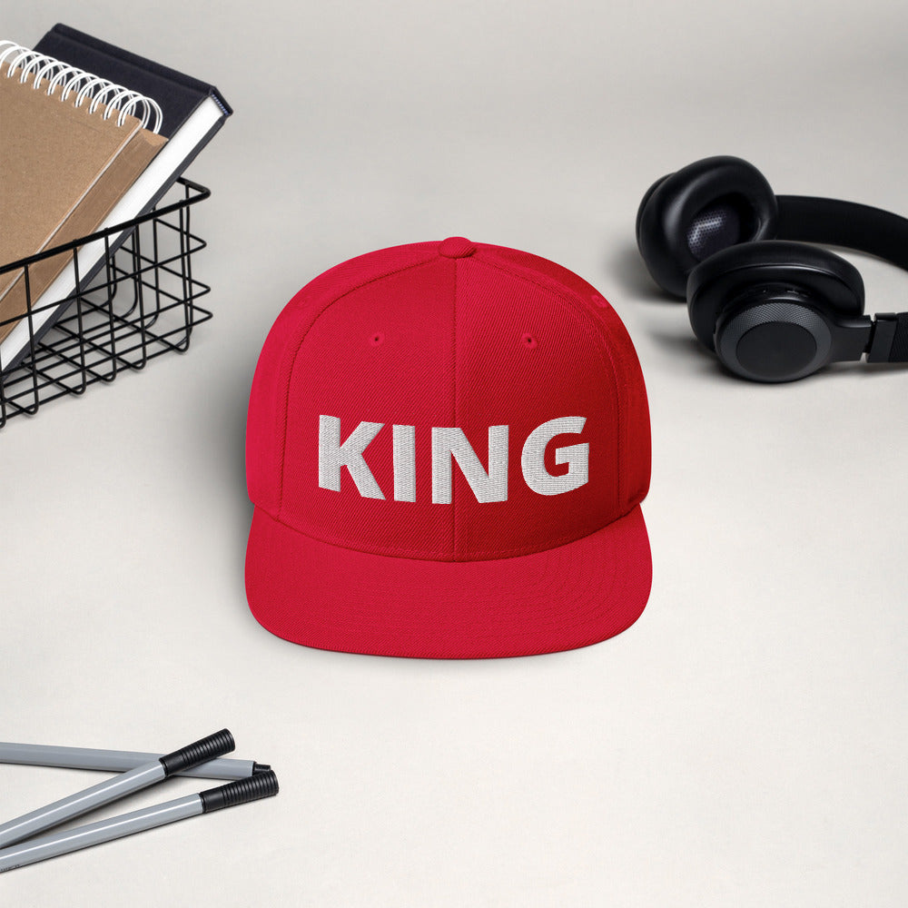 King (Bold) Snapback Hat