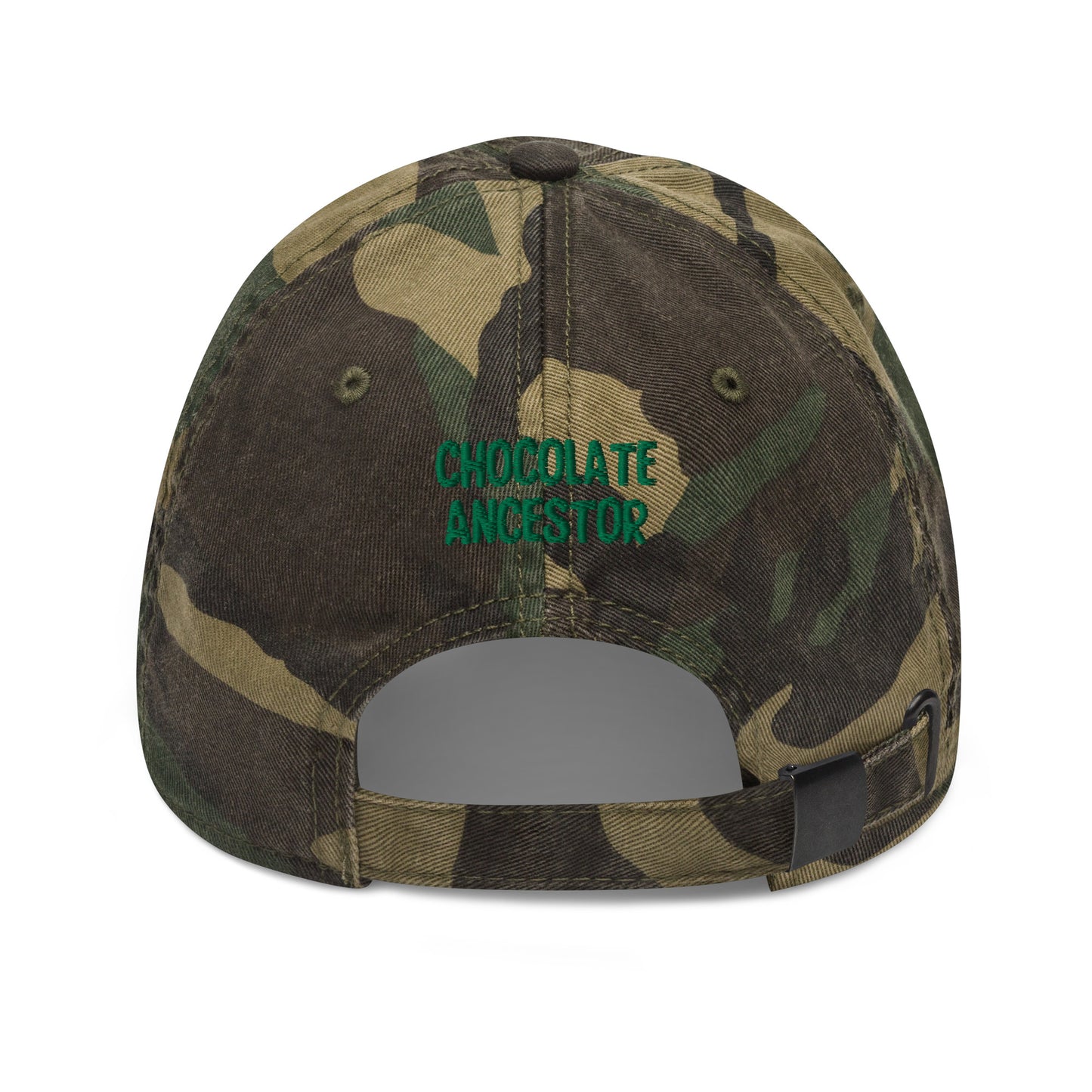 Love Pan African RBG Flag Distressed Baseball Cap