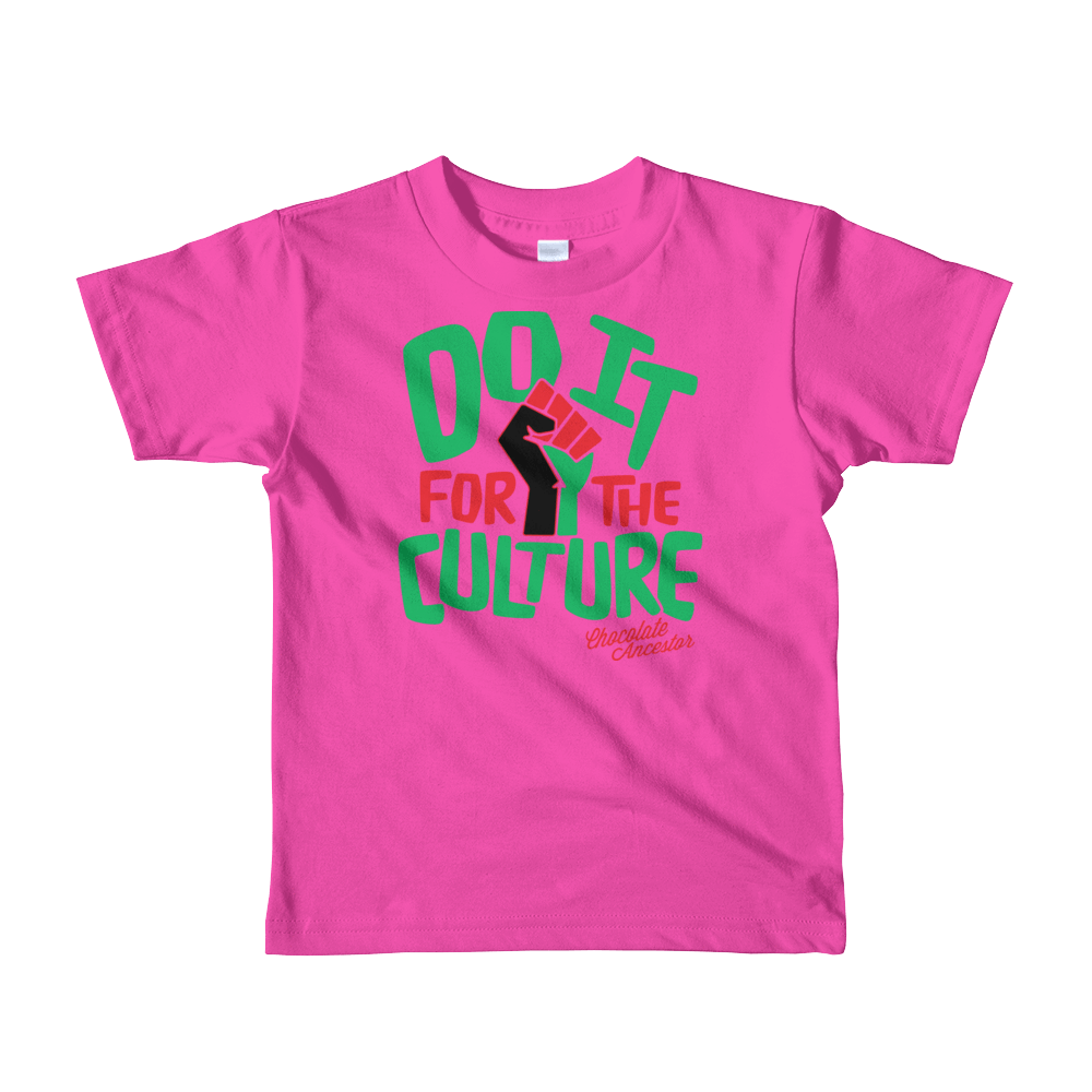 Do it for the Culture Short sleeve toddler t-shirt - Chocolate Ancestor