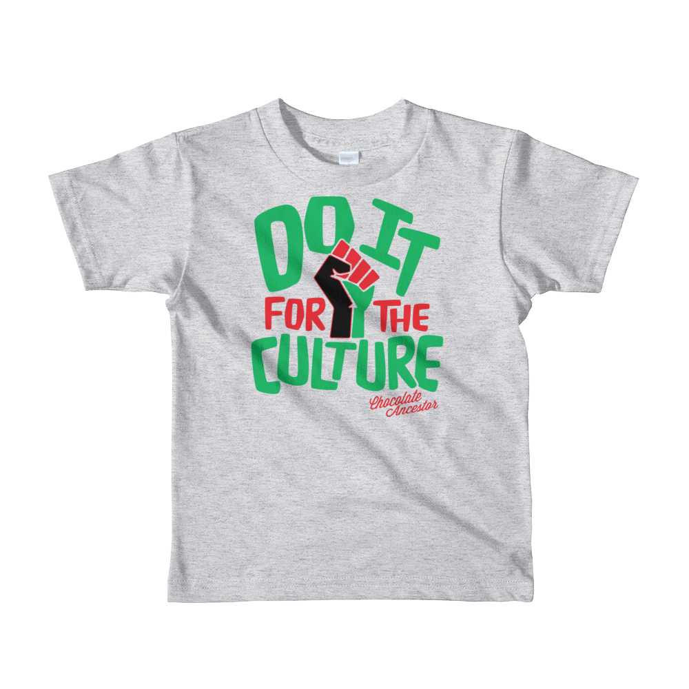 Do it for the Culture Short sleeve toddler t-shirt - Chocolate Ancestor