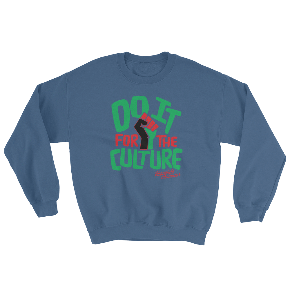 Do it for the Culture Unisex Crewneck Sweatshirt - Chocolate Ancestor