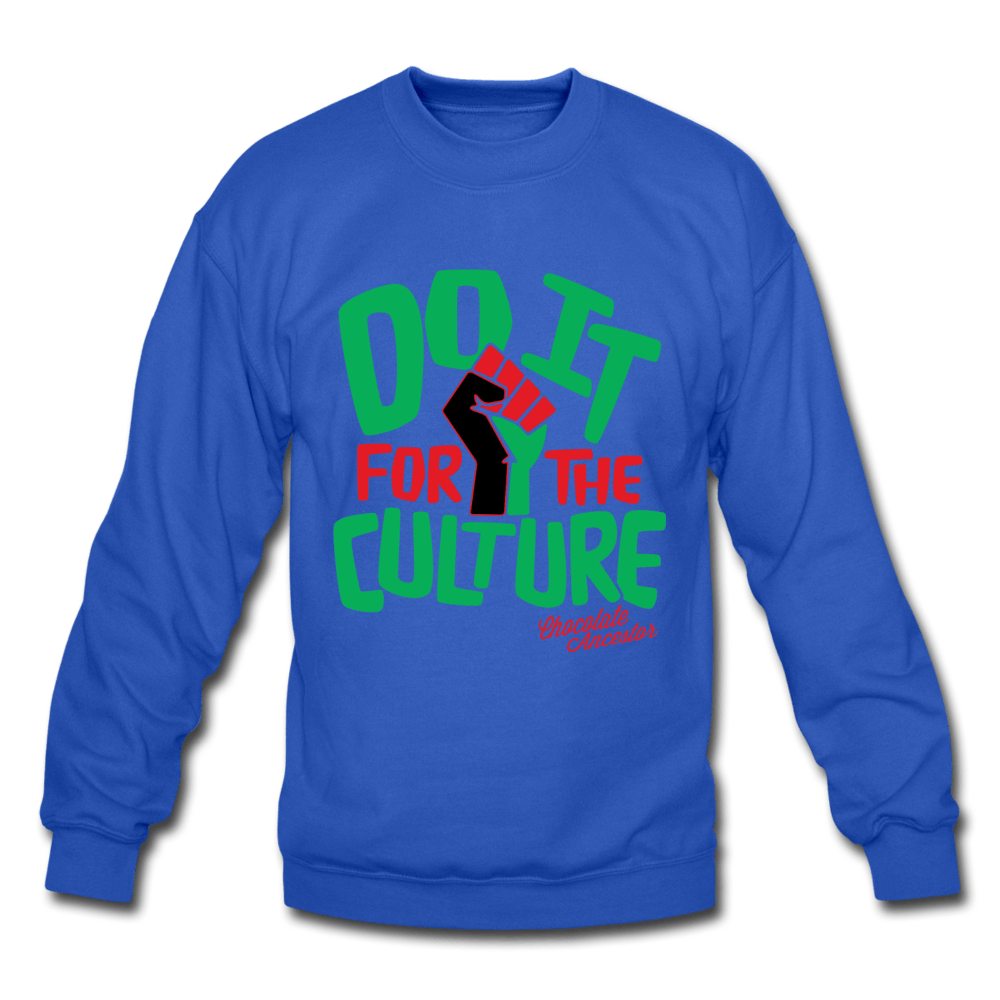 Do It For The Culture Unisex Crewneck Sweatshirt (Style 2) - Chocolate Ancestor