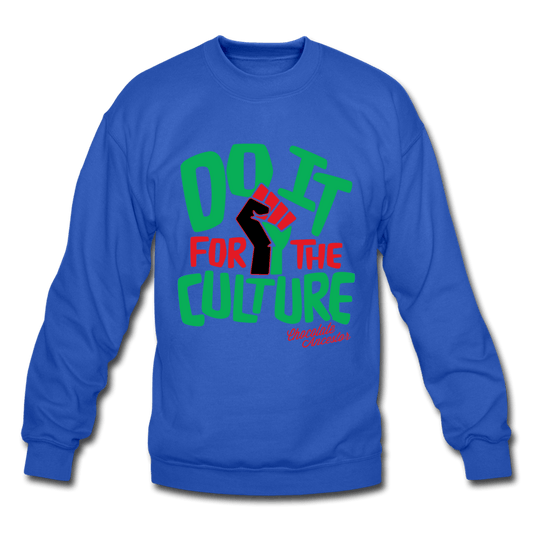 Do It For The Culture Unisex Crewneck Sweatshirt (Style 2) - Chocolate Ancestor