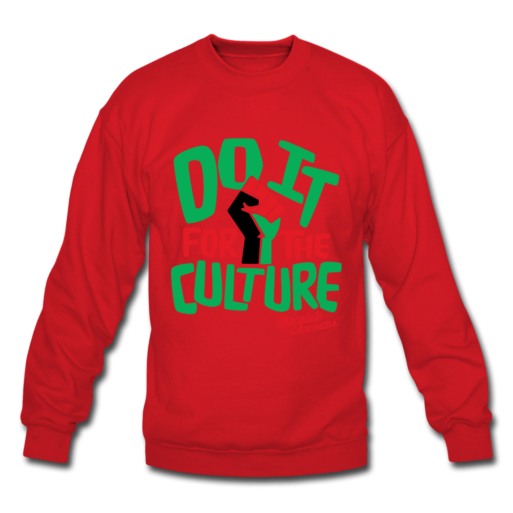 Do It For The Culture Unisex Crewneck Sweatshirt (Style 2) - Chocolate Ancestor