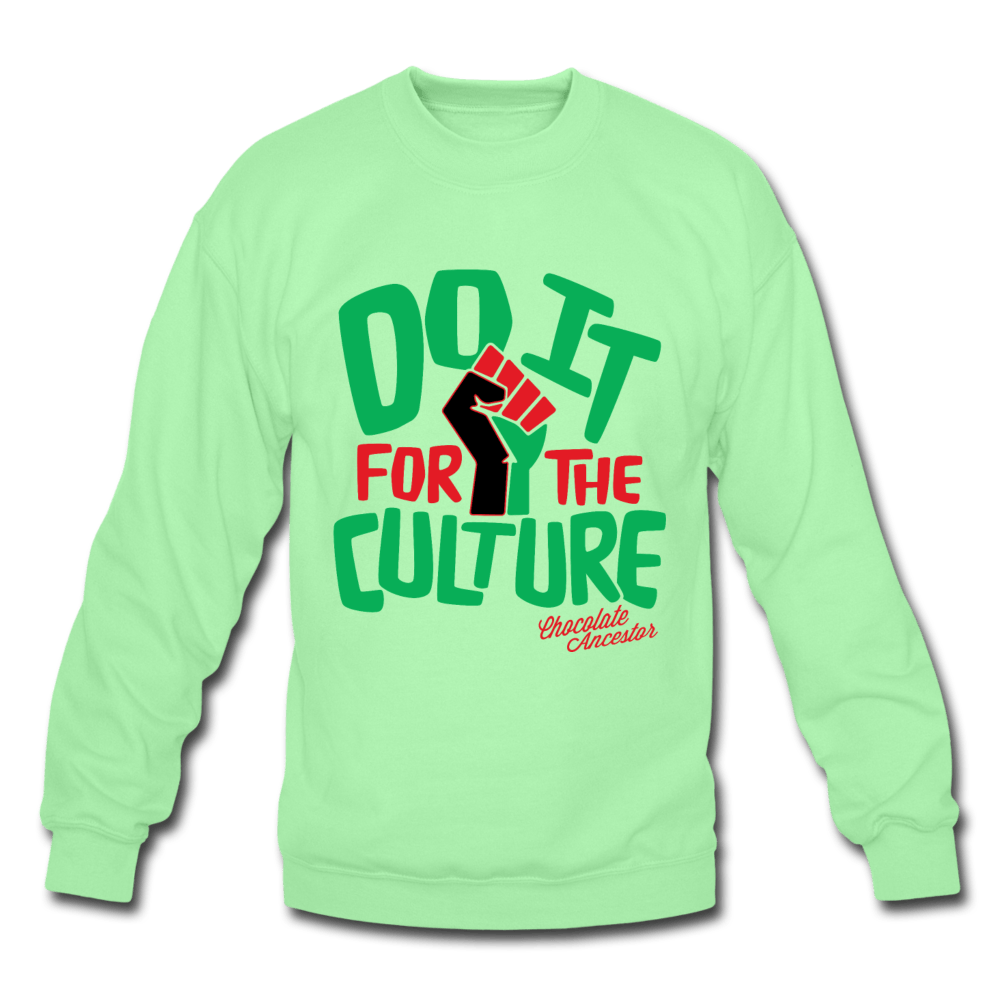 Do It For The Culture Unisex Crewneck Sweatshirt (Style 2) - Chocolate Ancestor