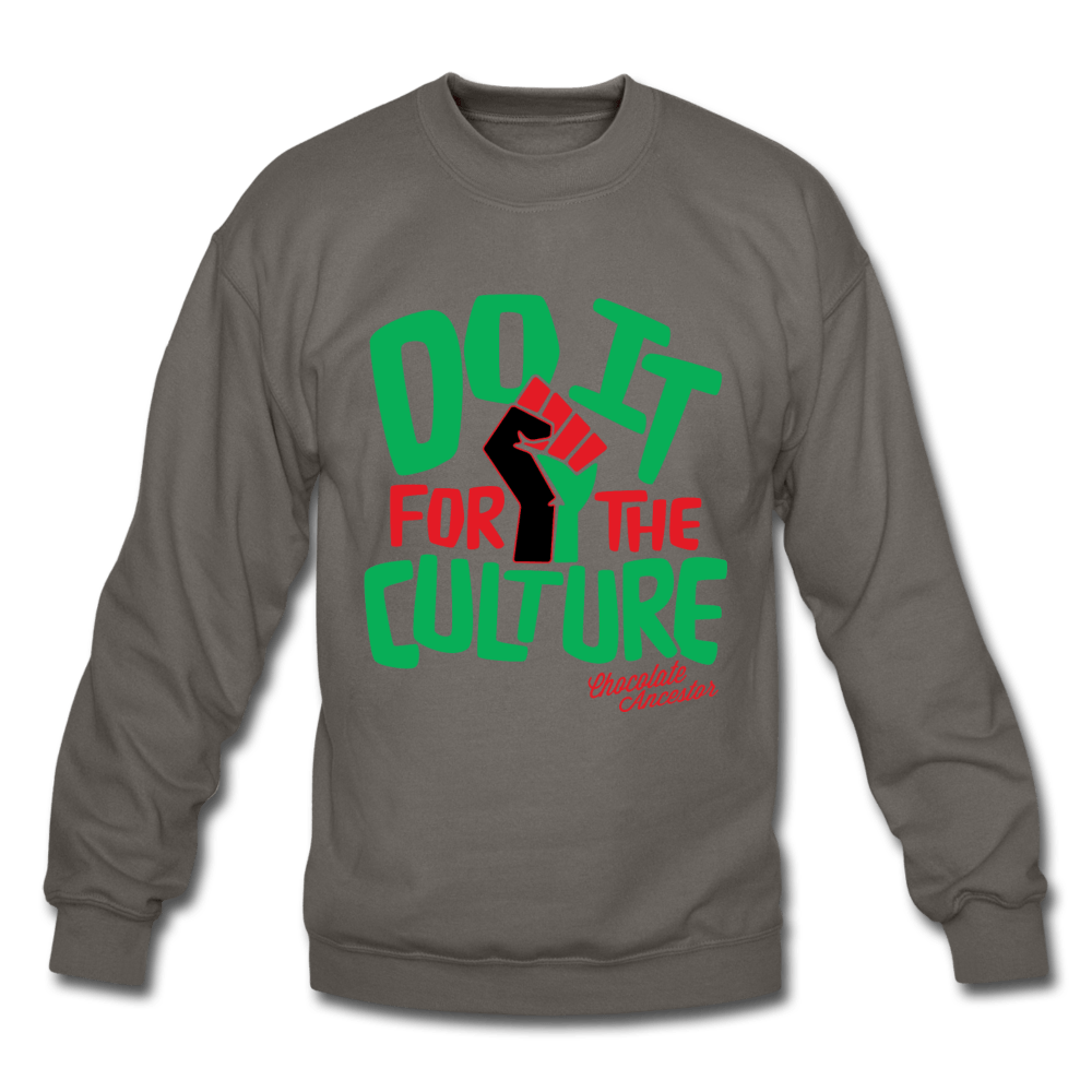 Do It For The Culture Unisex Crewneck Sweatshirt (Style 2) - Chocolate Ancestor