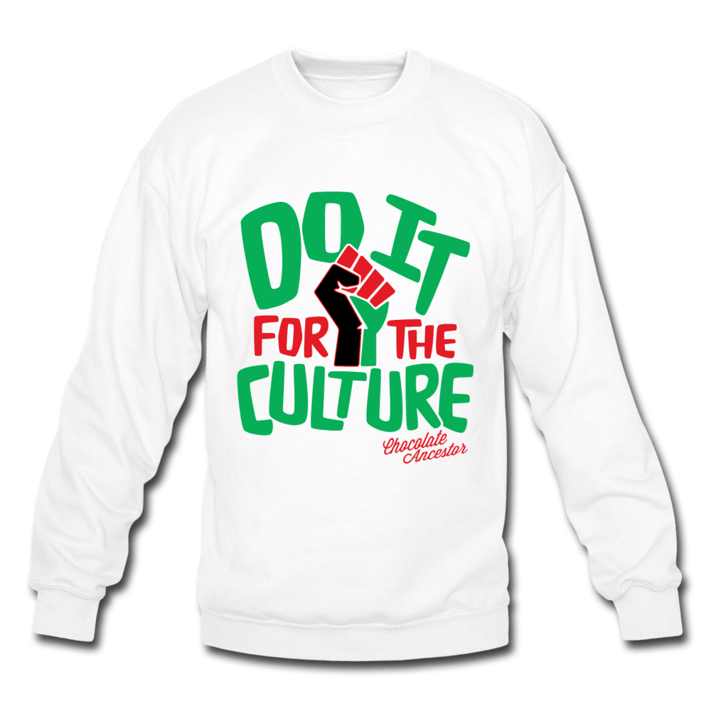 Do It For The Culture Unisex Crewneck Sweatshirt (Style 2) - Chocolate Ancestor