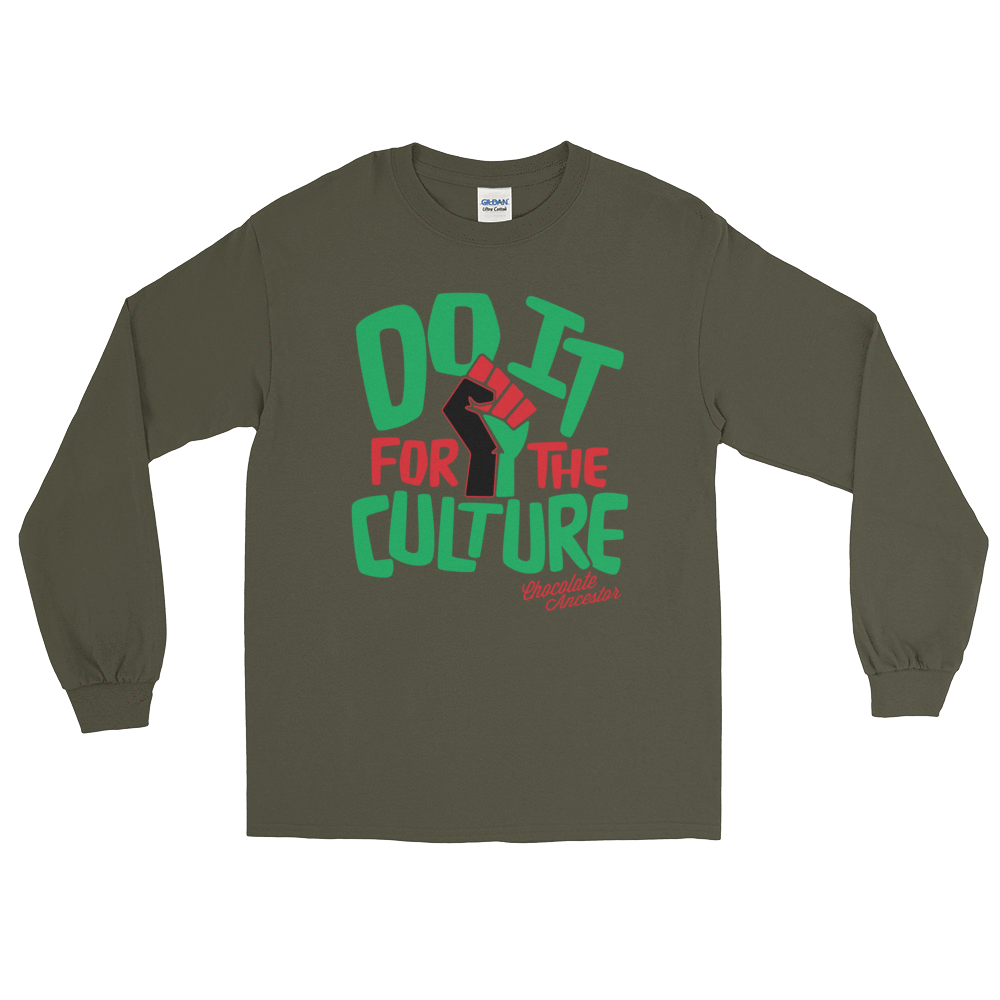 Do it for the Culture Unisex Long Sleeve T-Shirt - Chocolate Ancestor