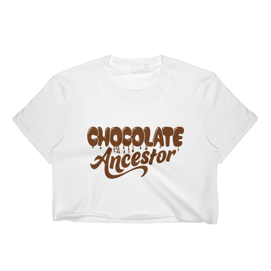 Dripping Chocolate Ancestor Crop Top - Chocolate Ancestor