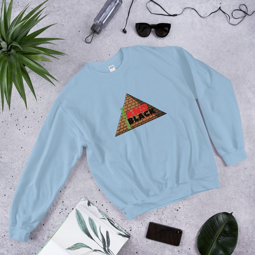 Educator and Black Pyramid Unisex Sweatshirt - Chocolate Ancestor