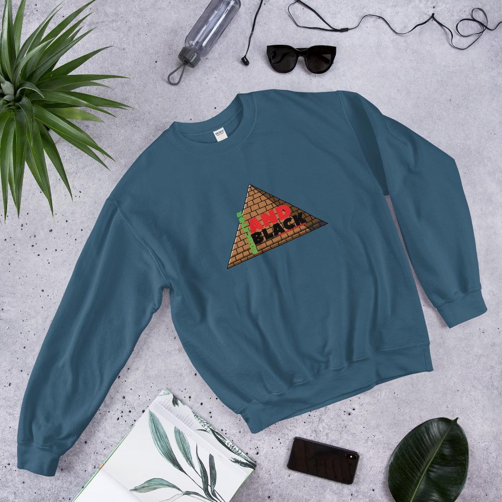 Educator and Black Pyramid Unisex Sweatshirt - Chocolate Ancestor