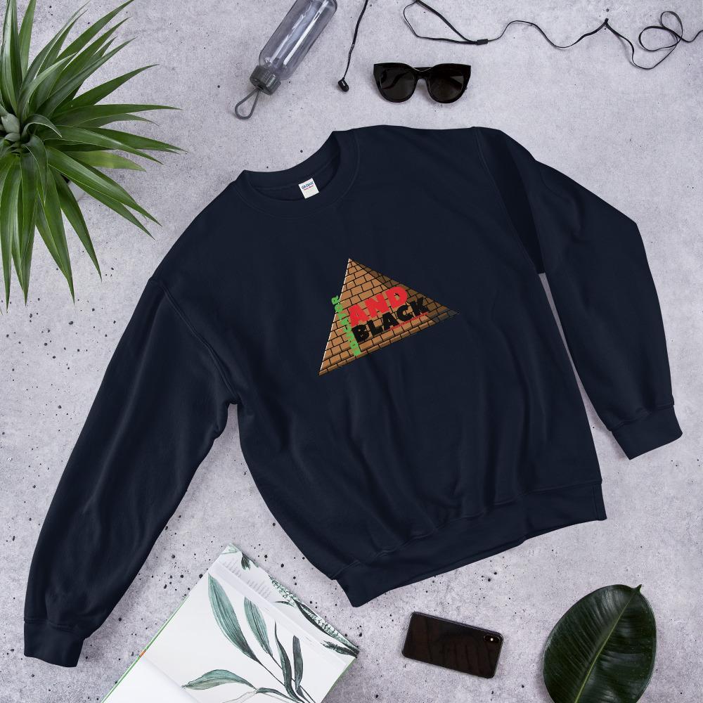 Educator and Black Pyramid Unisex Sweatshirt - Chocolate Ancestor