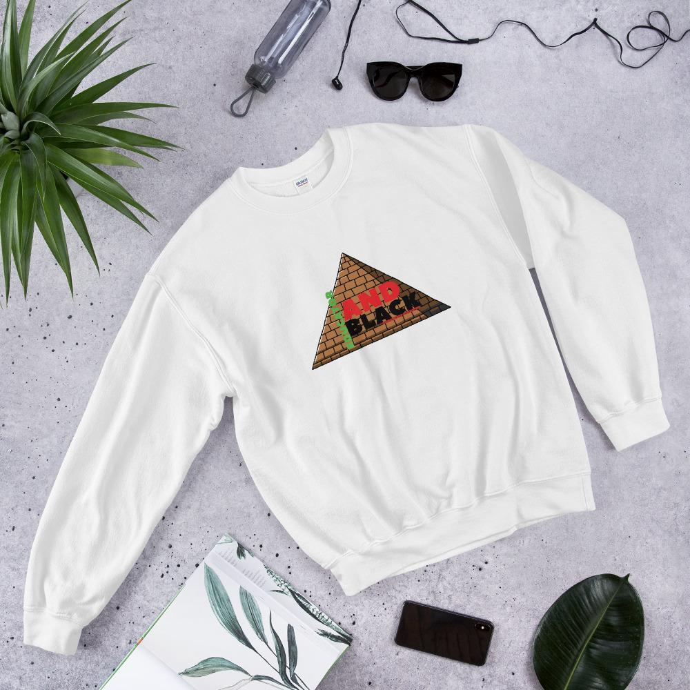 Educator and Black Pyramid Unisex Sweatshirt - Chocolate Ancestor