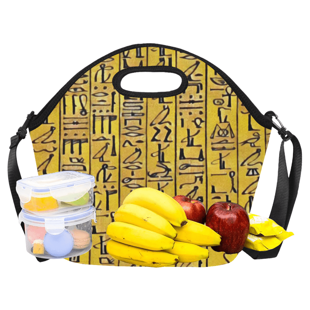 Egyptian Hieroglyphics Lunch Bag - Chocolate Ancestor