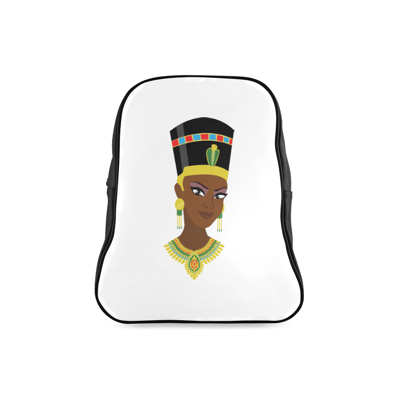 Egyptian Queen Leather Bookbag - Chocolate Ancestor