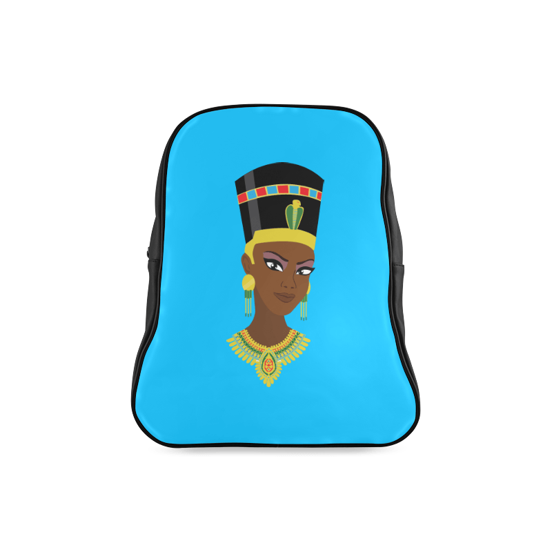 Egyptian Queen Leather Bookbag - Chocolate Ancestor