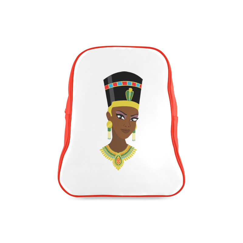 Egyptian Queen Leather Bookbag - Chocolate Ancestor