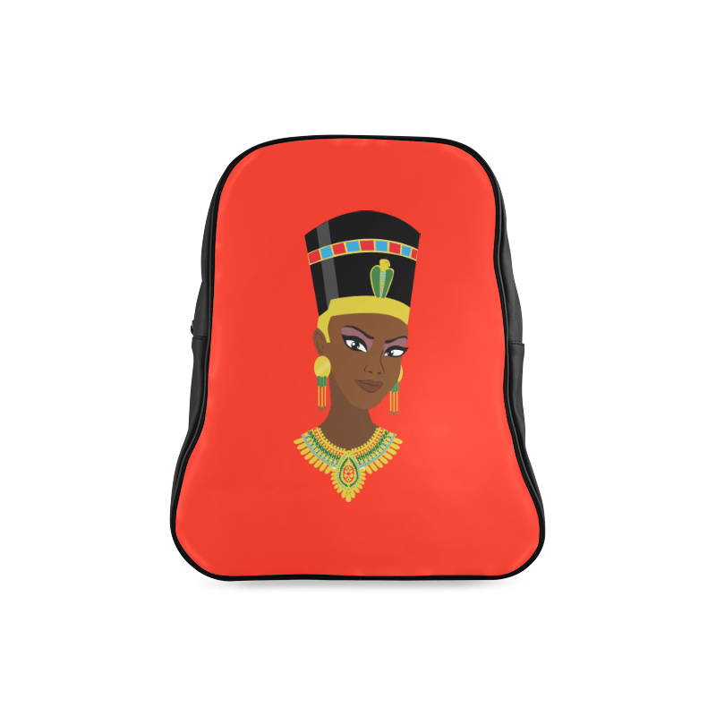 Egyptian Queen Leather Bookbag - Chocolate Ancestor