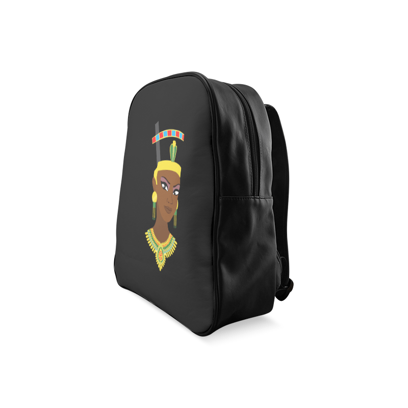 Egyptian Queen Leather Bookbag - Chocolate Ancestor