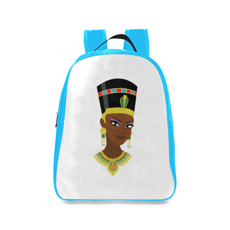 Egyptian Queen Leather Bookbag - Chocolate Ancestor