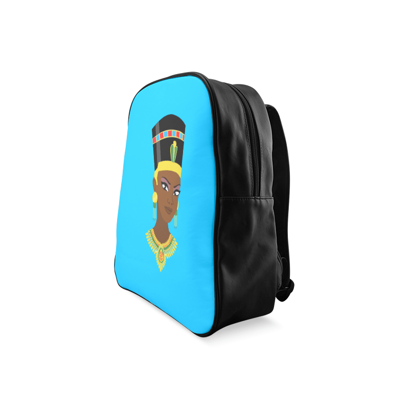 Egyptian Queen Leather Bookbag - Chocolate Ancestor