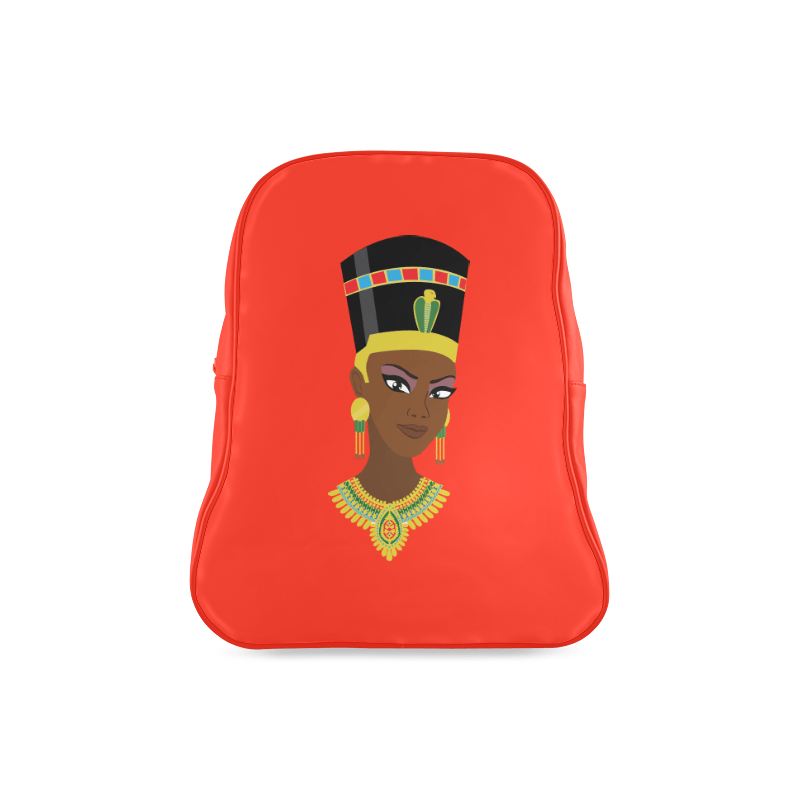 Egyptian Queen Leather Bookbag - Chocolate Ancestor