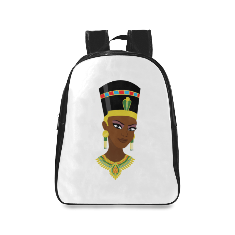 Egyptian Queen Leather Bookbag - Chocolate Ancestor