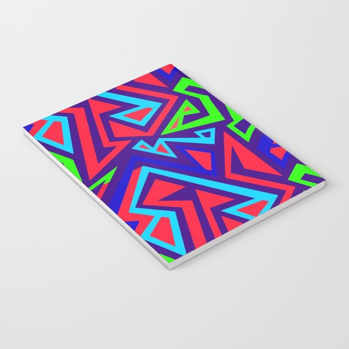 Electric Geometric Bespoke Notebook - Chocolate Ancestor